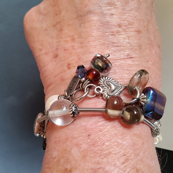 Vintage Treska Memory Wire Bracelet - Picture 6 of 8